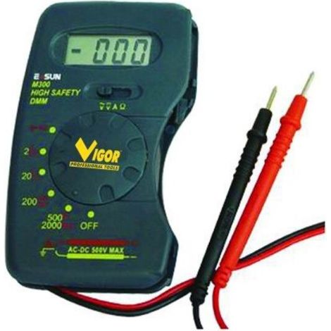 Tester digitali vigor compact tensione protezione sovraccarico vigor 3560520 (1/2)