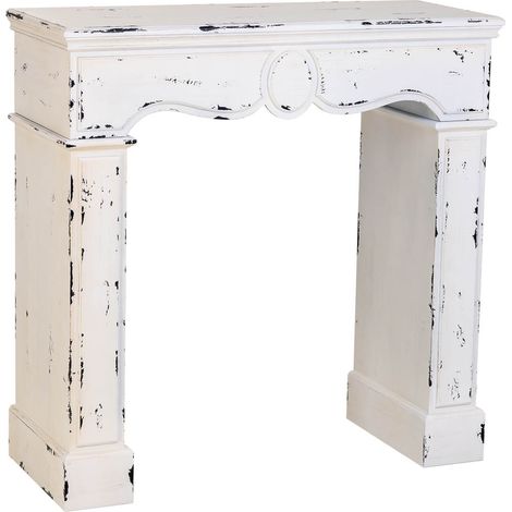 Marco de chimenea de madera 100x40x100h cm