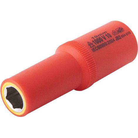 Douille 10mm L.72mm 3/8" isolée 1000V IEC 60900 en Crv - OE 0703 - CLAS Equipements