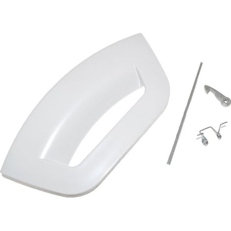 Hotpoint Washing Machine Door Handle Kit Assembly Polar White Futura (1/5)