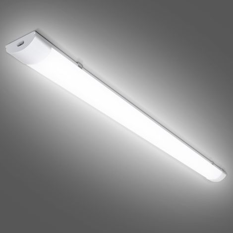 Randaco Réglette LED extra plate Line Luminaire LED étanche tubes LED interconnectable traversante Blanc Neutre IP65 Plafonnier LED 36W 120cm