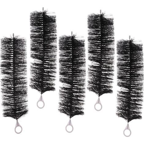 Set mit 5 Teichfilterbürsten (40 cm) mit kreuzförmigen Drahtborsten für die Pflege von Aquarien und Wassergärten (1/4)