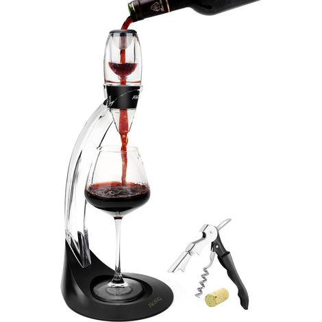 Aérateur d'Air pour Vin Décanter Automatique avec Filtre, Support et Tire-bouchon (1/5)