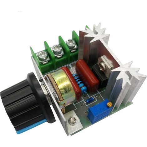 Contrôleur de contrôle de Vitesse de Moteur à CA de 25A PWM Régulateur de Tension réglable de 2000W à 50-220V (1/5)