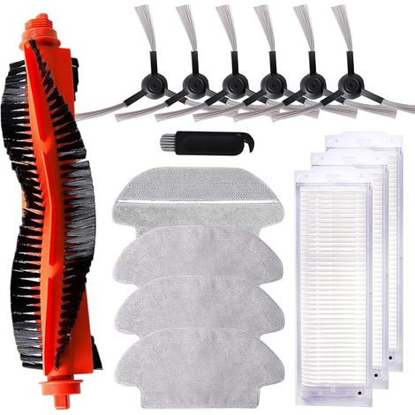 Lot de 15 Accessoires pour Xiaomi Mi Robot Vacuum Mop Pro Aspirateur - Pièces de Rechange