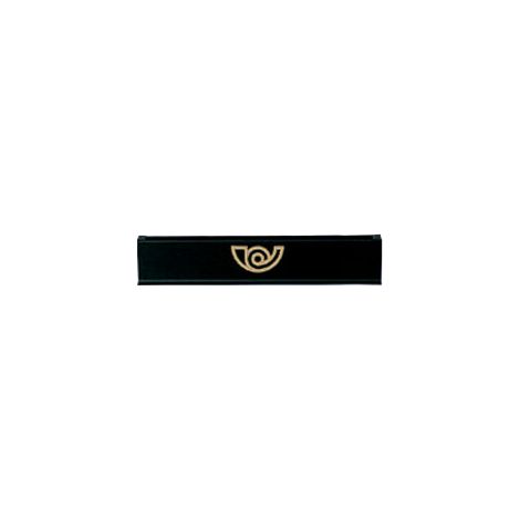 LETTERE BTV MOD.11 ALLUMINIO VERNICIATO NERO 58x282 MM