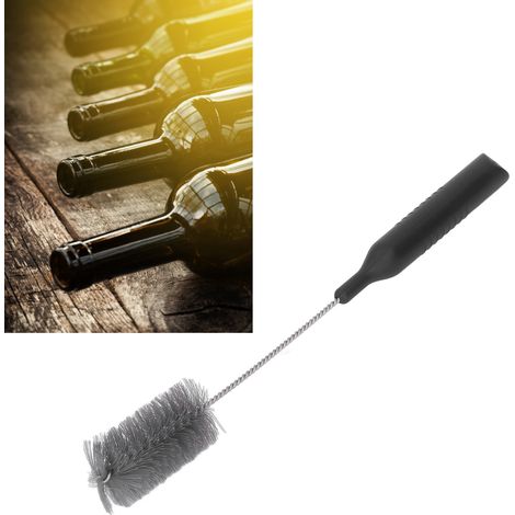 Cepillo para limpiar lavadoras y botellas – Flexible y largo, ABS, 26 g, Cepillos robustos para la limpieza de tuberías, recipientes e interiores (1/5)