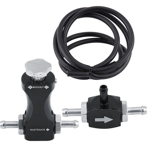 Soupape de purge turbo bilatérale ajustable, kit contrôleur de suralimentation manuel universel pour voiture (1/5)