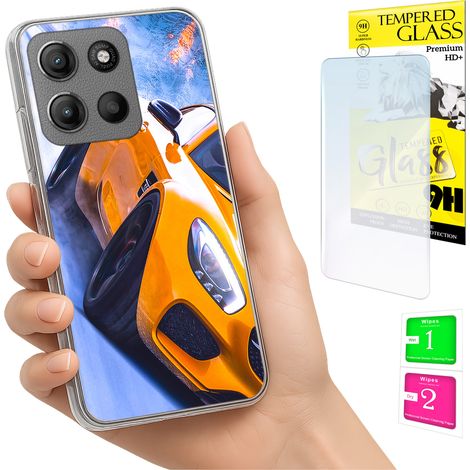 Funda para Motorola Moto G15 / G15 Power, carcasa trasera + cristal (1/5)
