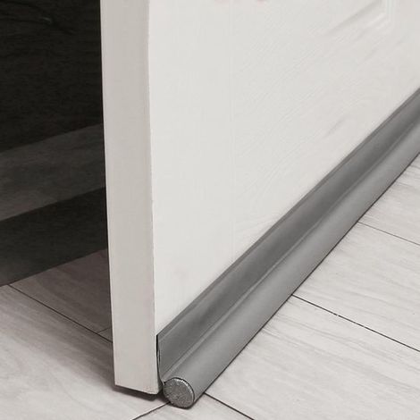 96 cm Selbstklebende Türdichtung - Zugluftstopper für Isolierung und Insektenschutz (Grau) (1/5)