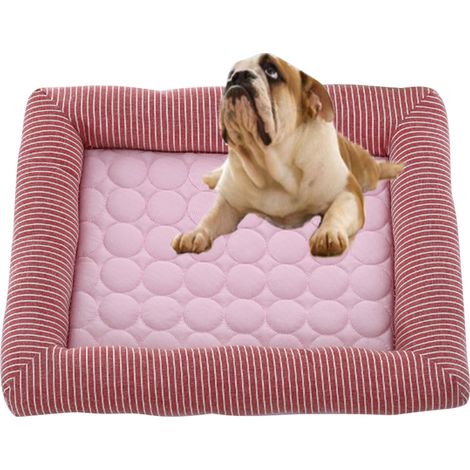 1 Panier chien chat, Tissu CoolCore, Mousse orthopédique, Fond antidérapant, Petit moyen animal (1/5)