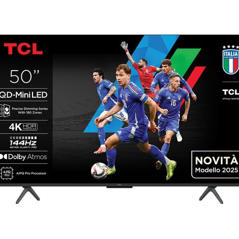 TCL 50" 4K Ultra HD TV 3840 x 2160 Pixeles Pantalla Plana 16:9 QD-Mini LED 50C69K (1/4)