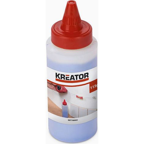 Poudre de traçage bleue pour cordeau Kreator  115g