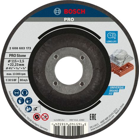 Bosch PRO Stone Trennscheibe, 115 x 2,5 x 22,23 mm