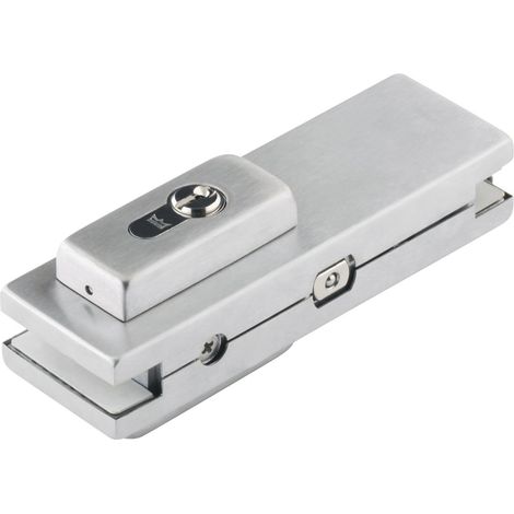 Mittelschloss US 20 Universal light, PZ, Glas 10 -12 mm, Edelstahl (03.617)