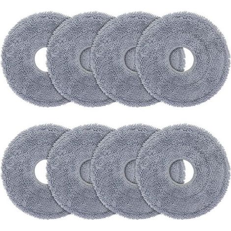 Fixations de rideaux Pièces détachées 8 pcs tampons de nettoyage pour Roborock Saros 10R Z70 Qrevo Master Edge Curv (1/5)