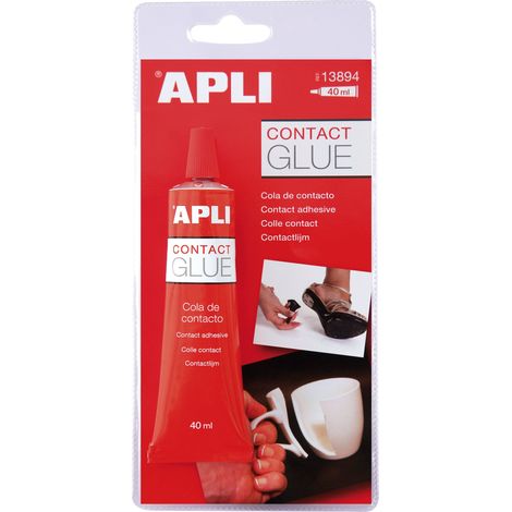 Colla a contatto apli contact glue asciugatura rapida resistente al calore