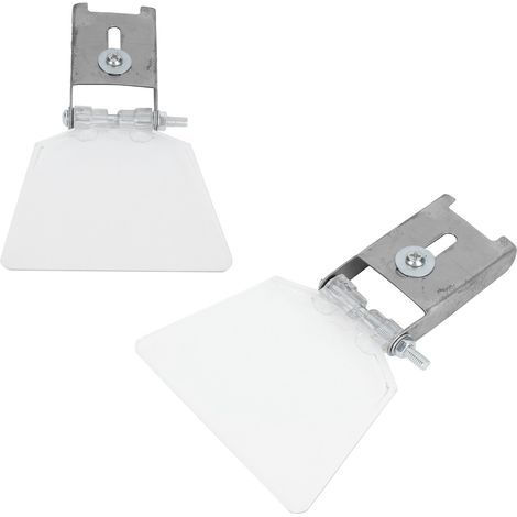 Set of 2 eye protectors for bench grinder, 304 stainless steel case, tool mounting accessories, size S (1/5)