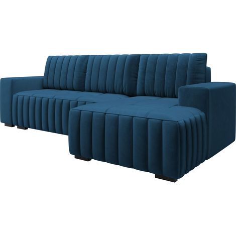 Sofá rinconero Columbus 154, Manila 26, Función de descanso, Almacenaje, 240x140x85cm, 0