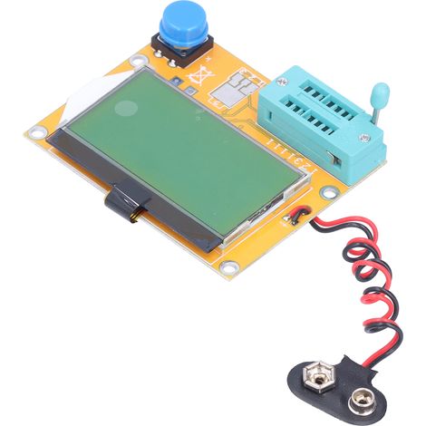 Testeur de transistors avec écran LCD rétroéclairé, module de détection de condensateurs, détecteur (1/5)