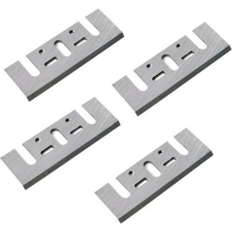 4PCS 3-1/4 Inch Tooling Lames de raboteuse Lame de Rechange pour Raboteuse électrique HSS Lame de Rabot pour Hitachi Ryobi Makita 1900B (1/5)