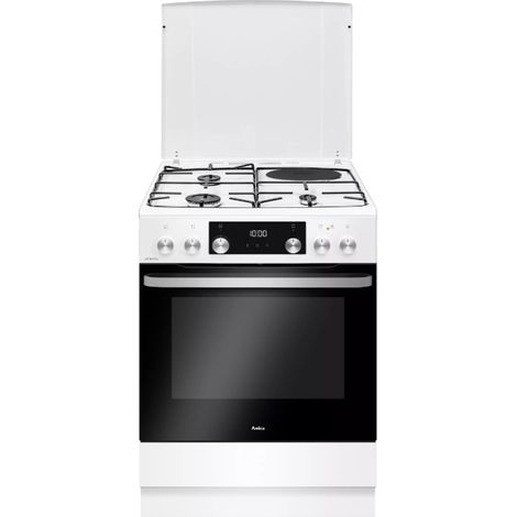 Cocina mixta 77l 4 fuegos blanca - ACM7037RB - Amica - (1/5)