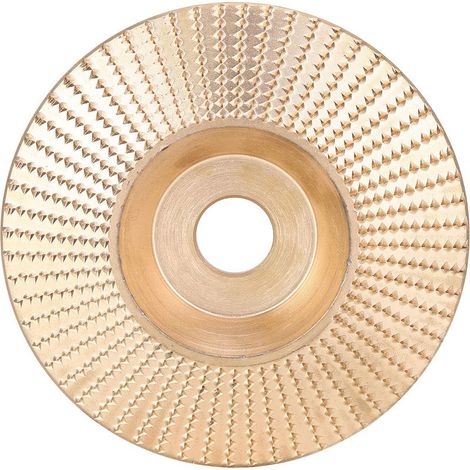 Disque de sculpture sur bois pour meuleuse d'angle - 100mm meule à poncer or pour matériaux non métalliques (1/5)