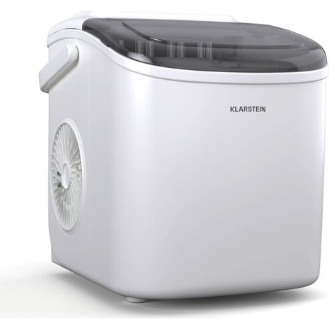 Klarstein Máquina de cubitos de hielo Caldwell  12 kg cubitos de hielo/día  totalmente automática  pantalla LED  fácil limpieza