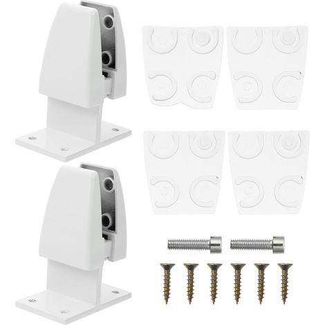 Metall 2 Stück aus Aluminumlegierung Glass Trennwandklemme (1/5)