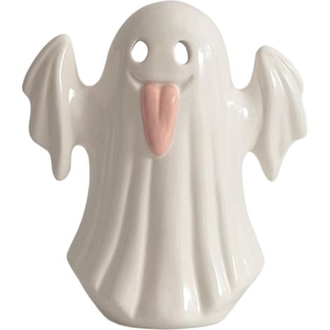 Décorations Fantômes Figurine Collection Vase Fantôme Décor Mignon Statue Décorations d'Intérieur Pièces Centrales de Table pour Halloween Chambre Bureau Cuisine Appartement Salle à (1/5)