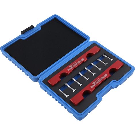 Kit de herramientas para la sincronización del motor, acero de alta resistencia, 15,75 x 9,84 x 2,76 pulgadas, compatible con Mercedes Viano W639, compatible con Sprinter 906, permite ajustes precisos (1/5)