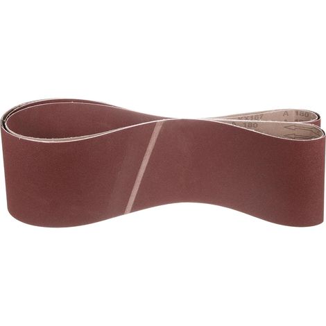2 Pcs 152mm x 2032mm Bande De Ponçage 180 Grain Courroies (1/5)