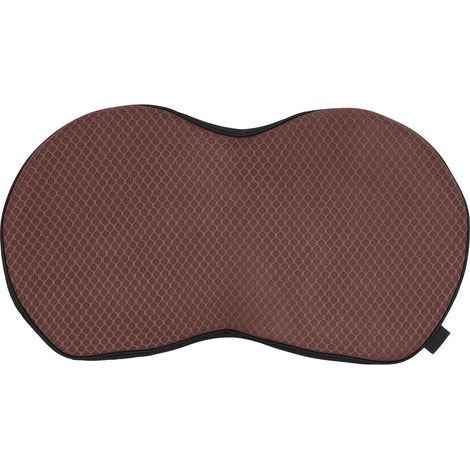 Coussin de siège auto ergonomique – Marron   Léger et confortable   Réduction de pression cuisses/hanches  Soutien lombaire intégré (1/5)