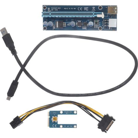 Adaptateur de Carte Graphique Externe Pcie pour Ordinateur Portable Câble USB 60cm en PCB Électronique Expérience de Jeu Immersive (1/5)