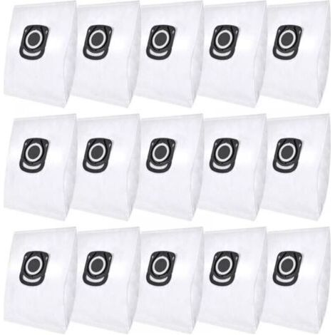 Lot de 15 sacs d'aspirateur pour Rowenta Hygiene+ ZR200520 ZR200720 Swirl R39 Sacs à poussière pour Rowenta Compact Power, X-Trem Power & Silence Force (RO64xx RO63xx RO68xx RO39xx)