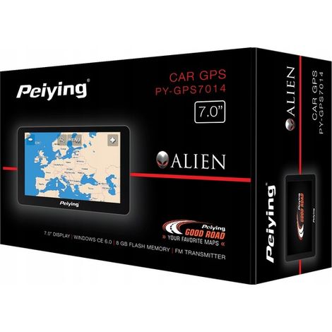 Navegador Peiying PY-GPS7014.1 con mapa de Europa de 7 pulgadas. (1/3)