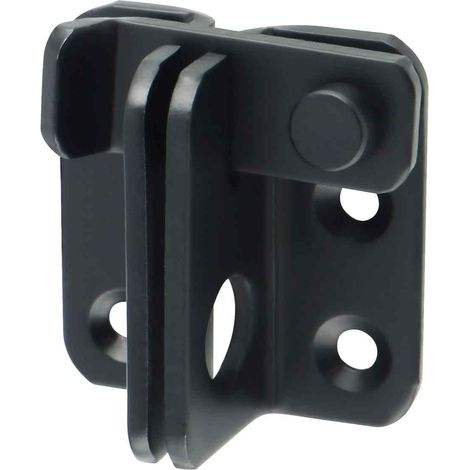 1 Loquet de porte, boulon coulissant, acier inoxydable noir mat, pour portail bois, abri jardin, placard, cage animal (1/5)
