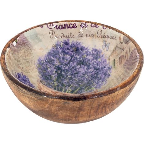 Signes Grimalt Cuenco Bol Cocina  Cuenco Lavanda Cajas Y Bandejas Lila 15x15x7cm 28536