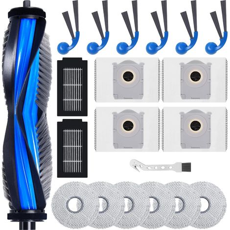Kit 20 Pièces Ecovacs Deebot T30C Omni, Gen2, T50 Pro Omni Gen3, T50 Omni Gen3, Pièces Détachées Robot (1/5)
