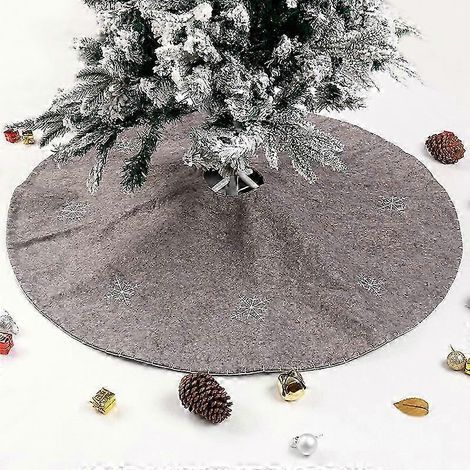 Jupe de sapin de Noël 90 cm, housse pour pied de sapin, décoration de sapin de Noël, tapis de sapin, décoration pour sapin de Noël, jupe de sapin de Noël, tapis de sapin, décoration pour sapin de Noël (1/5)