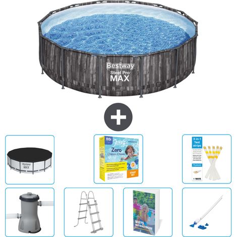 Bestway Steel Pro MAX Rund - 427x107 cm - 8-teilig S544