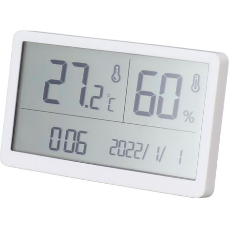 Igrometro digitale per interni – alta precisione – monitor di temperatura/umidità – con supporto – camera da letto/cameretta dei bambini