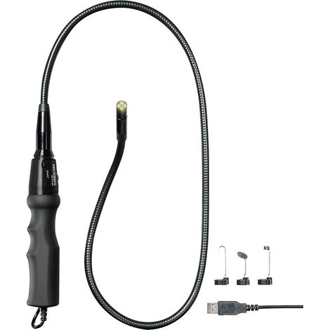 Endoscope USB VOLTCRAFT BS-17+ Ø de la sonde: 8 mm Longueur de sonde: 93 cm fonction image, fonction vidéo, éclairage LED, mise au point X29480