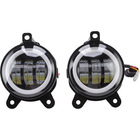 Feux antibrouillard LED 3,5 pouces 120 W pour pare-chocs, feux de jour, étanches IP67, universels pour motos et voitures (1/3)