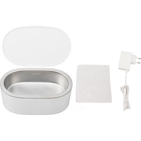 Nettoyeur de bijoux rapide portable professionnel pour lunettes montres aiguilles bagues 100-240V prise US (1/5)