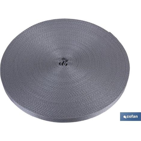 Rollo Cinta Persiana  14mm x 50 M. Gris (1/2)