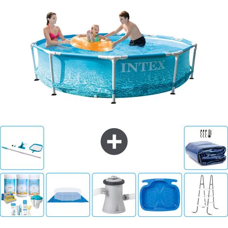 Intex Piscine Tubulaire Ronde - 305x76 cm - 8-pièces  S20365 (1/5)
