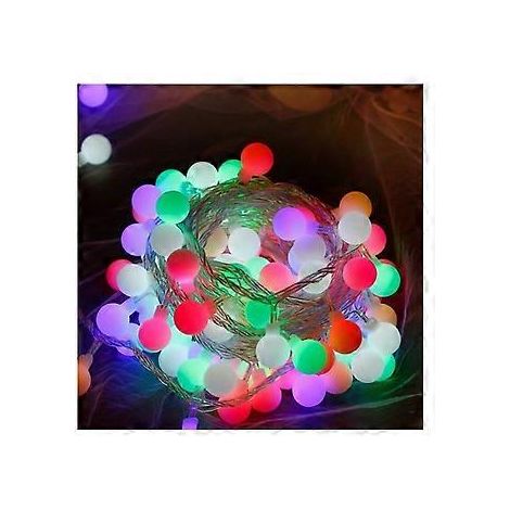 JKWG Guirlande Lumineuse LED - 15m 100 Lumires Huit Fonctions Bote Piles tanche + Télécommande Globe LED Guirlande Lumineuse Intrieure Avec Télécommande (1/3)