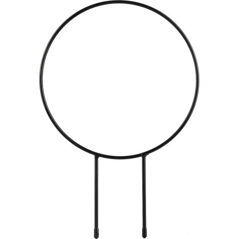 Tuteur pour Plantes  Support pour Fleurs  Solide et Résistant  Métal Noir  1 Pièce (1/5)