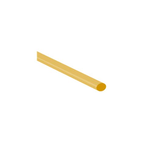 Gaine thermorétractable 120° 16/8mm jaune 301016Y